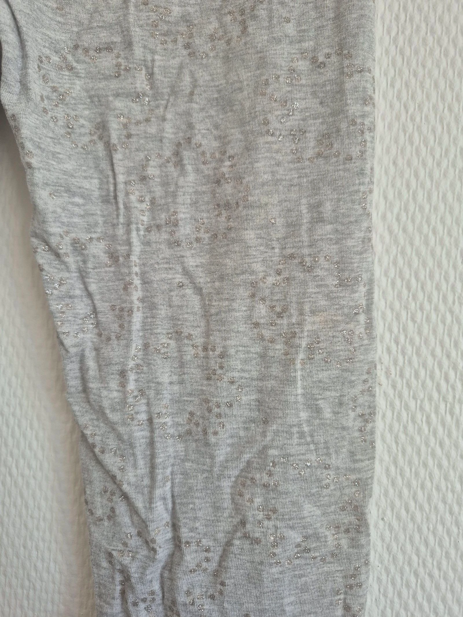 Legging Tissia – Taille 10 ans – Gris pailleté – photo 6